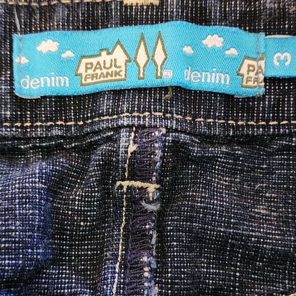 Paul Frank Denim Mini Skirt – Size 3 – Y2K Retro Blue Jean Vibe - Picture 3 of 7